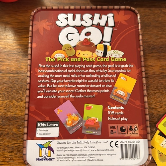 Sushi Go Card Game - Picture 4 of 4